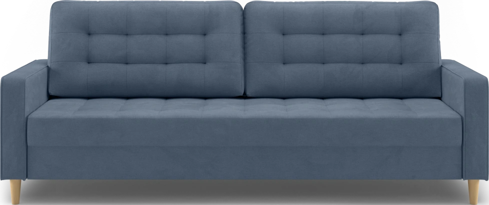 Диван прямой трехместный Lugo, модель 041, Alliance 797 (графитовый)