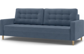 Диван прямой трехместный Lugo, модель 041, Alliance 797 (графитовый)