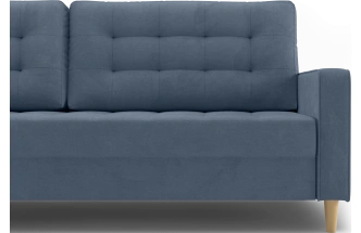 Диван прямой трехместный Lugo, модель 041, Alliance 797 (графитовый)