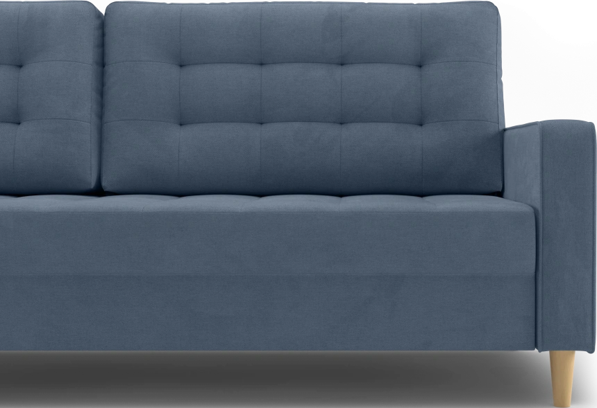 Диван прямой трехместный Lugo, модель 041, Alliance 797 (графитовый)