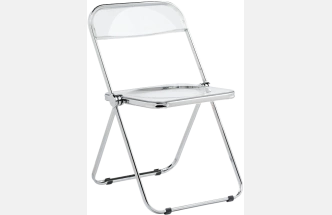 Стул Fold, пластиковый, складной, clear