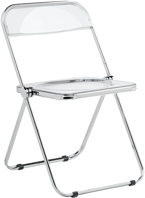 Стул Fold, пластиковый, складной, clear