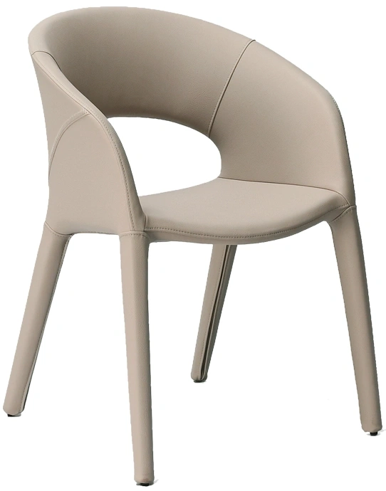 Стул 160KD-80200, мягкий, экокожа, бежевый 