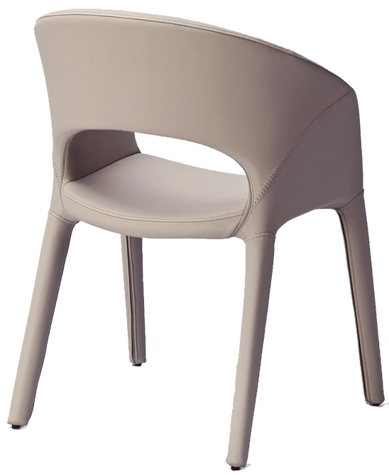 Стул 160KD-80200, мягкий, экокожа, бежевый 