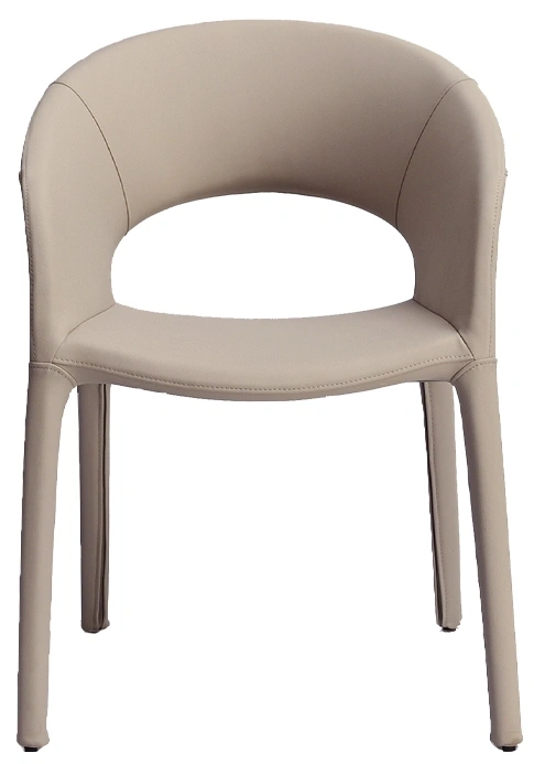 Стул 160KD-80200, мягкий, экокожа, бежевый 