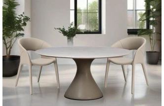 Стул 160KD-80200, мягкий, экокожа, бежевый