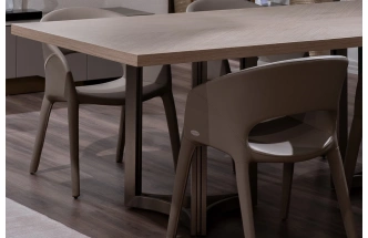 Стул 160KD-80200, мягкий, экокожа, бежевый