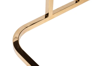 Стул GY-DC8365GOLD-CR, мягкий, велюр, кремовый / золото