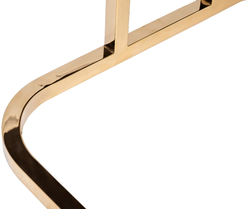 Стул GY-DC8365GOLD-CR, мягкий, велюр, кремовый / золото