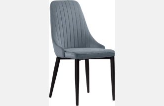 Стул Kora, на металлокаркасе, gray / black