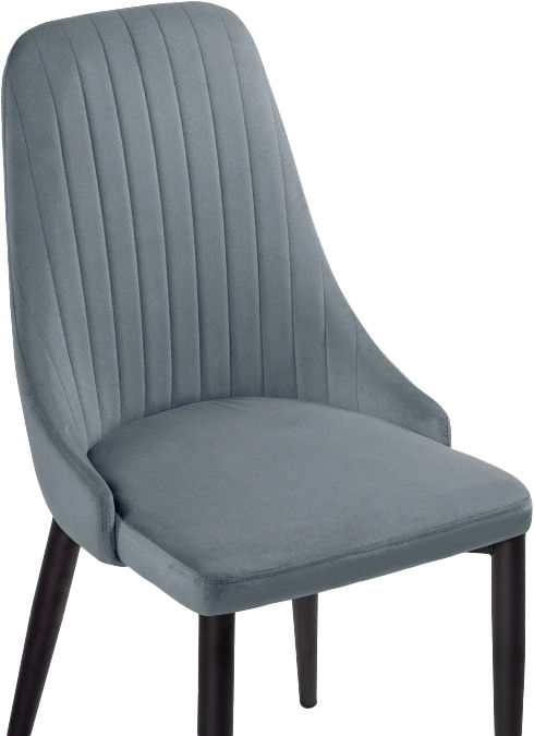 Стул Kora, на металлокаркасе, gray / black