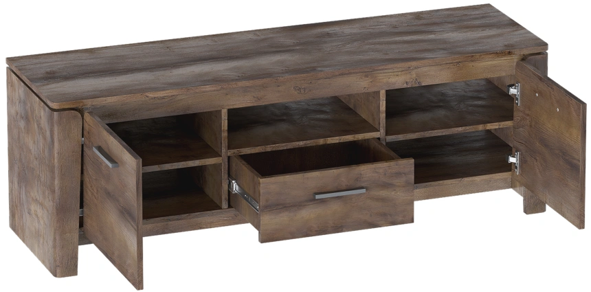 Тумба под ТВ Мальта, с полками и ящиком, таксония