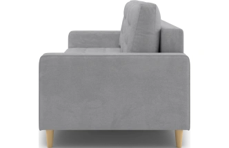 Диван прямой трехместный Lugo, модель 041, Alliance 994 (серый)