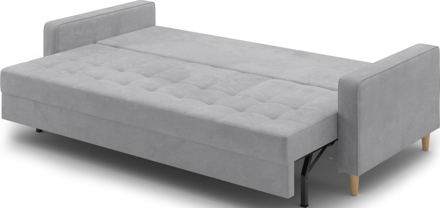 Диван прямой трехместный Lugo, модель 041, Alliance 994 (серый)