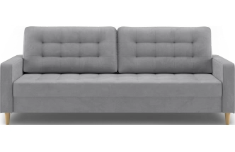 Диван прямой трехместный Lugo, модель 041, Alliance 994 (серый)