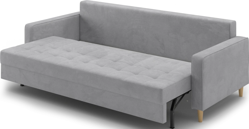 Диван прямой трехместный Lugo, модель 041, Alliance 994 (серый)