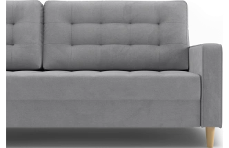 Диван прямой трехместный Lugo, модель 041, Alliance 994 (серый)