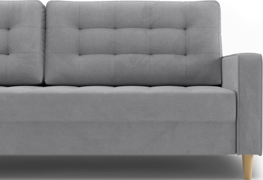 Диван прямой трехместный Lugo, модель 041, Alliance 994 (серый)