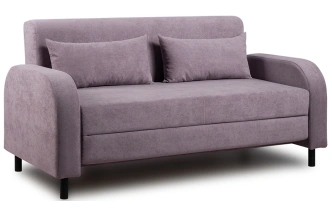 Диван прямой двухместный Киото, Epic 65 Lilac (сирень)
