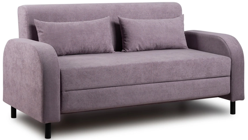 Диван прямой двухместный Киото, Epic 65 Lilac (сирень)