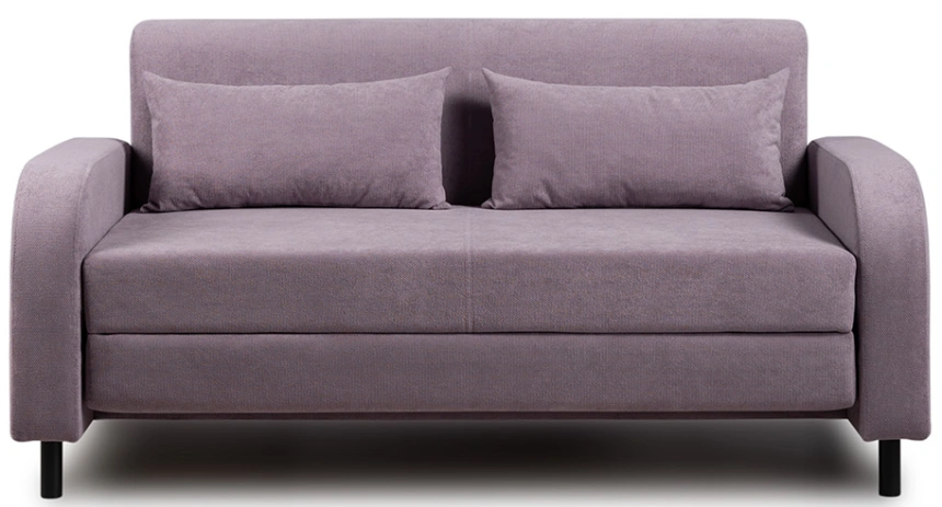 Диван прямой двухместный Киото, Epic 65 Lilac (сирень)