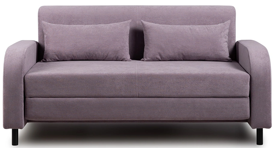 Диван прямой двухместный Киото, Epic 65 Lilac (сирень)