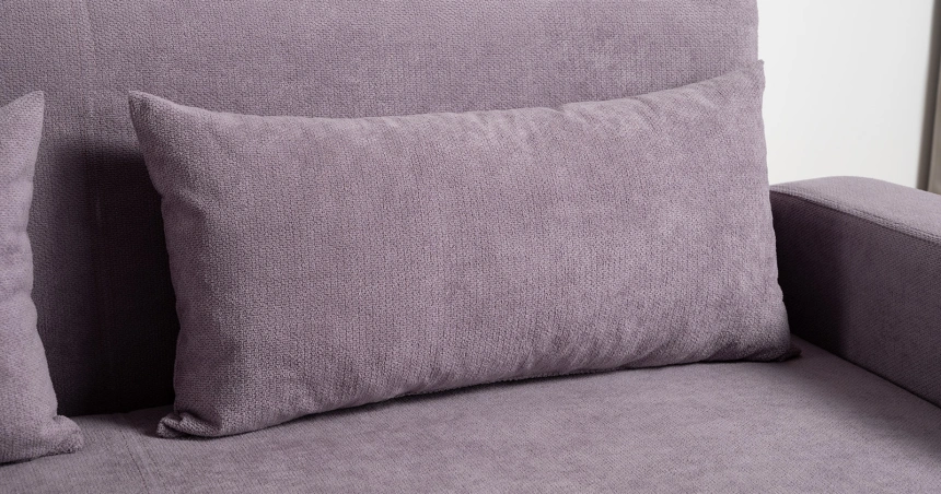 Диван прямой двухместный Киото, Epic 65 Lilac (сирень)