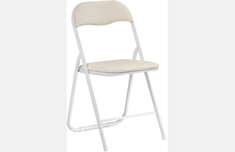Стул Fold 1, складной, beige / white