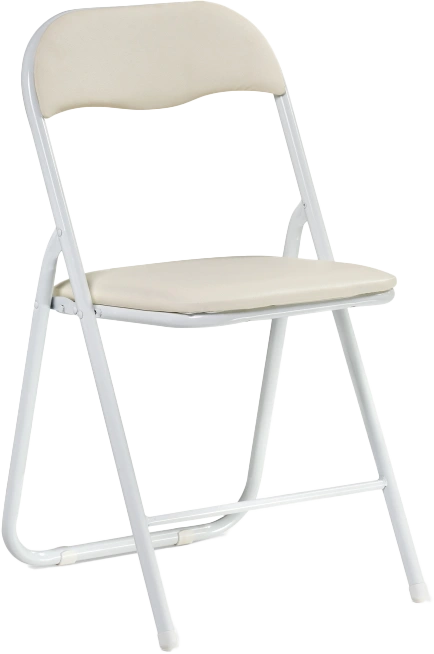 Стул Fold 1, складной, beige / white