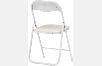 Стул Fold 1, складной, beige / white