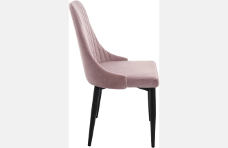 Стул Kora, на металлокаркасе, light purple / black