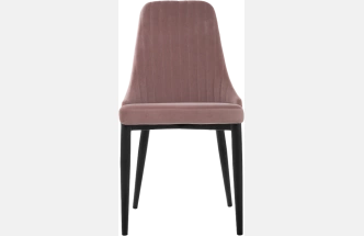 Стул Kora, на металлокаркасе, light purple / black