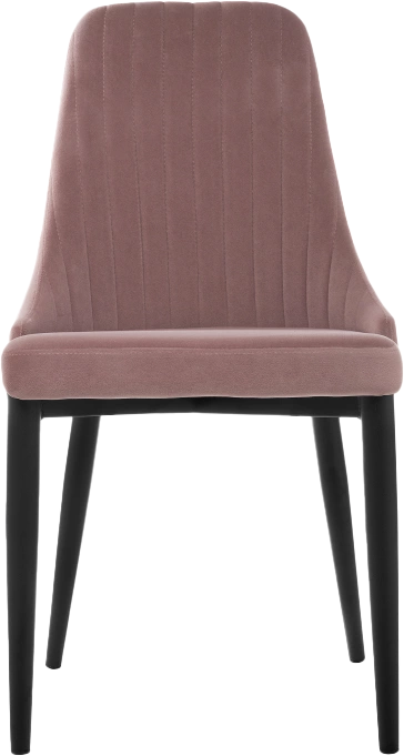 Стул Kora, на металлокаркасе, light purple / black
