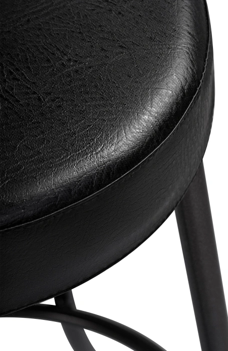 Барный стул Satearant, черный полимер / темный мусс