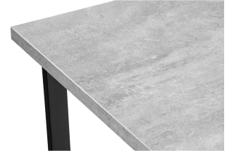 Кухонный стол Лота Лофт, 120x74, ЛДСП,  бетон, каркас черный матовый 