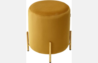 Пуф Rice, Bluvel-68 yellow / gold