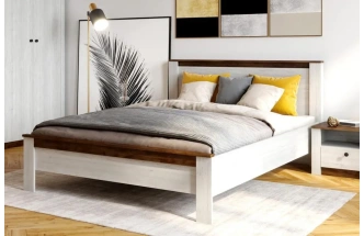 Кровать Даллас 140, полутораспальная, дуб винтерберг / таксония