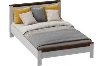 Кровать Даллас 140, полутораспальная, дуб винтерберг / таксония