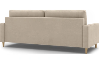 Диван прямой трехместный Lugo, модель 041, Alliance 100 (бежевый)