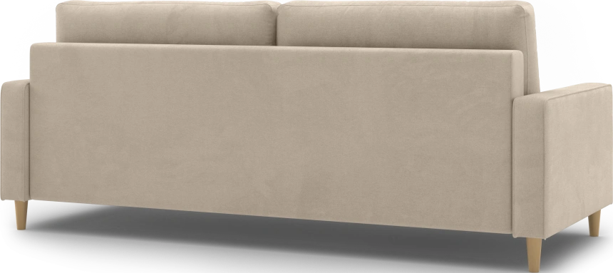 Диван прямой трехместный Lugo, модель 041, Alliance 100 (бежевый)