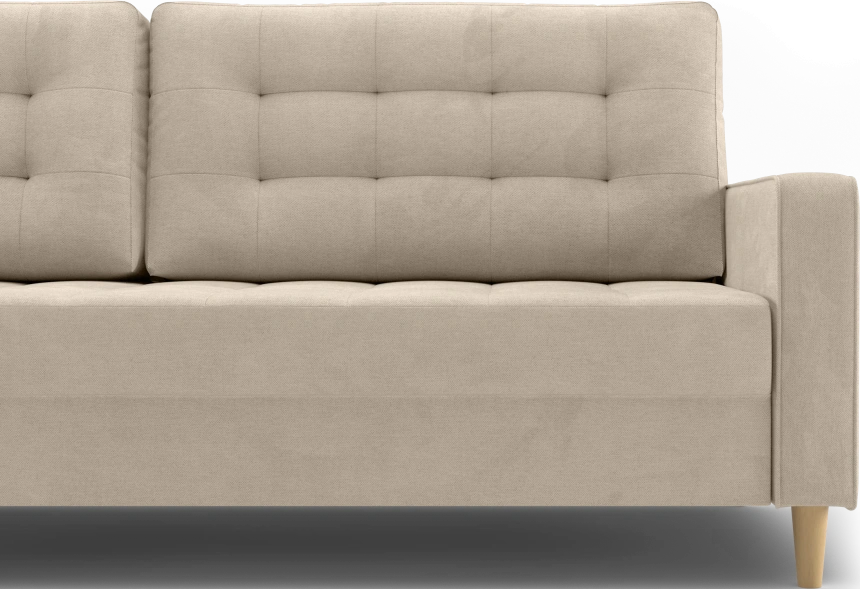 Диван прямой трехместный Lugo, модель 041, Alliance 100 (бежевый)