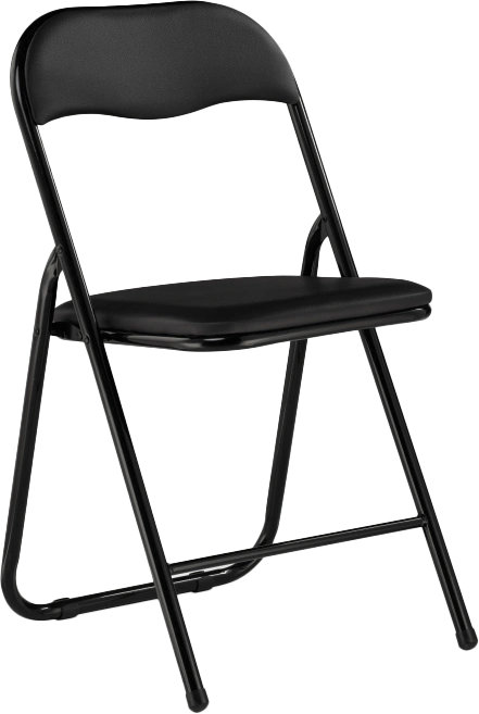 Стул Fold 1, складной, black / black