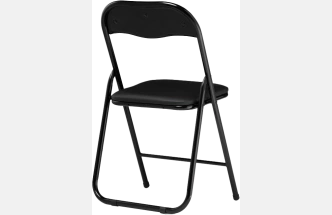 Стул Fold 1, складной, black / black