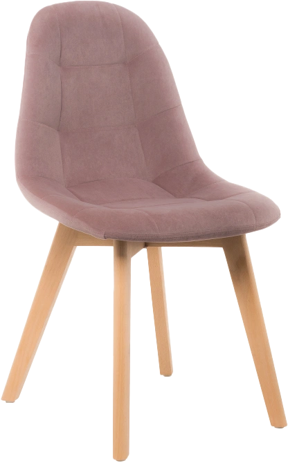 Стул Filip, light purple / wood