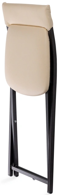 Стул Elevis, складной, ваниль крап / темный мусс