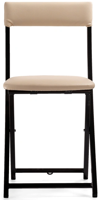 Стул Elevis, складной, ваниль крап / темный мусс