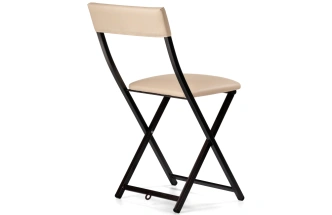 Стул Elevis, складной, ваниль крап / темный мусс