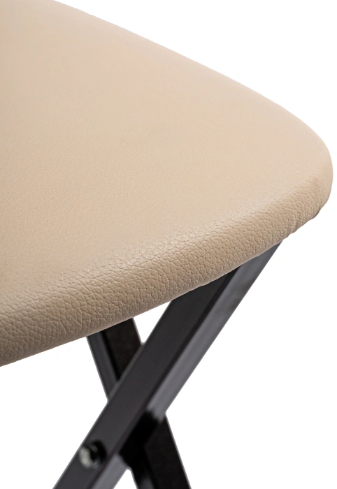 Стул Elevis, складной, ваниль крап / темный мусс