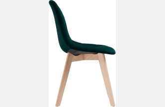 Стул Filip, green / wood