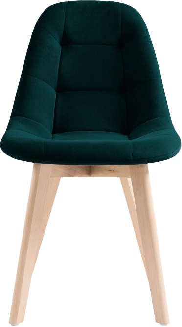 Стул Filip, green / wood